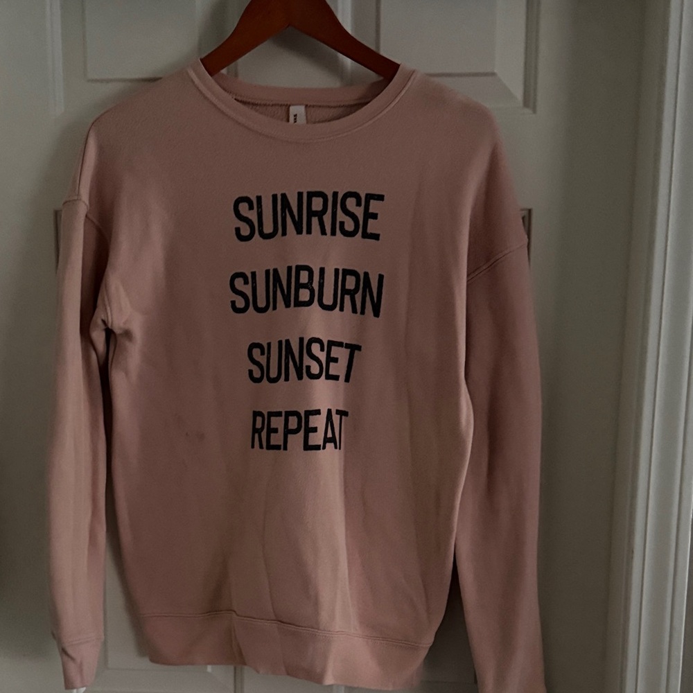 Pink Graphic Sweatshirt